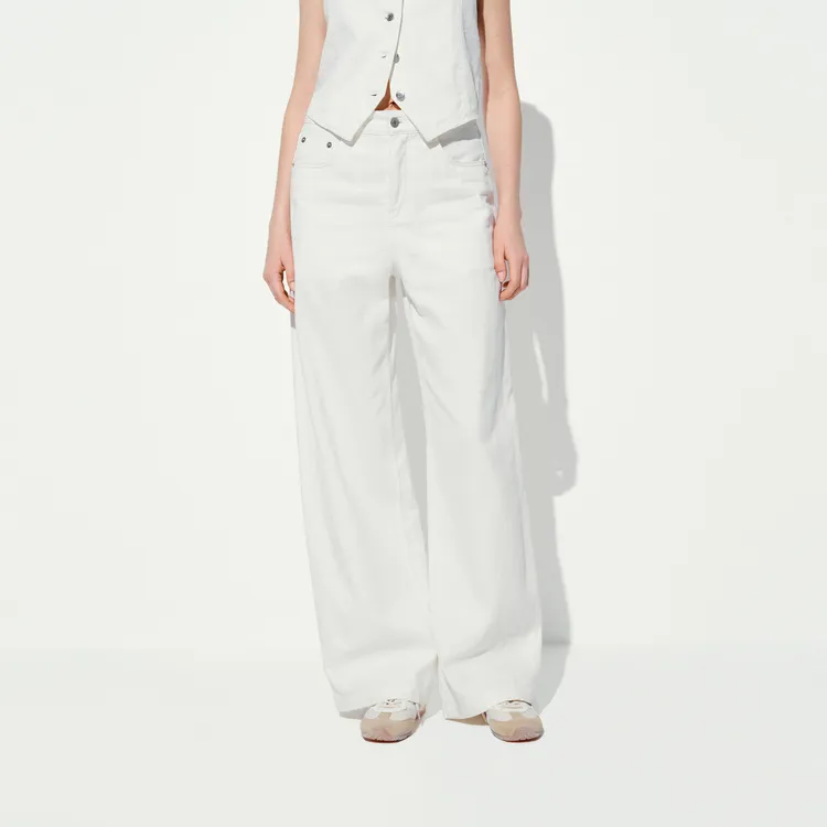 MO&CO Jeans Women's Denim White-2
