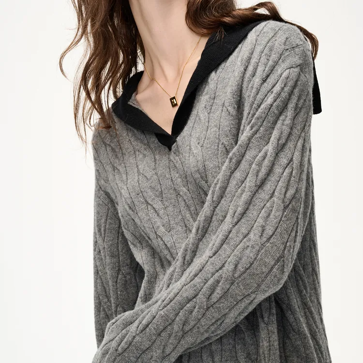 MOCO Long Sleeved Dresses Women's Medium Heather Gray-4