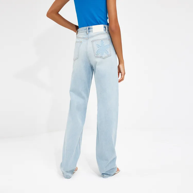 MO&CO Jeans Women's Denim Light Blue-3