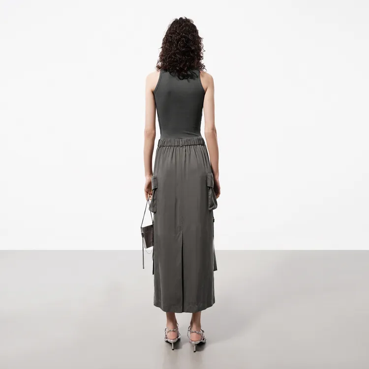 MOCO Sleeveless Dress Women's Smoke Gray-2