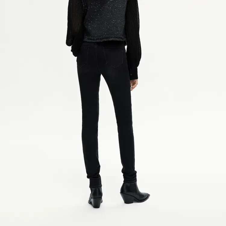 MO&CO Jeans Women's Denim Black-3