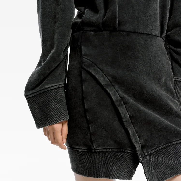 MOCO Long Sleeved Dress Women's Castle Gray-3