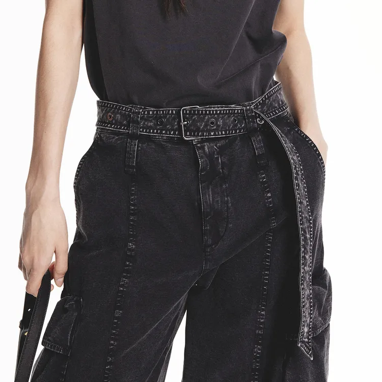 MOCO Jeans Women's Bamboo Charcoal Black-4