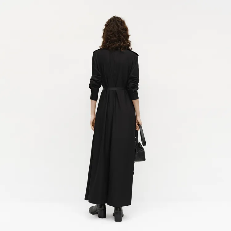 MOCO Long Sleeved Dresses Women's Black-2