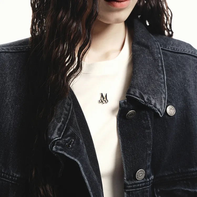 MOCO Denim Jacket Women's Denim Black-5