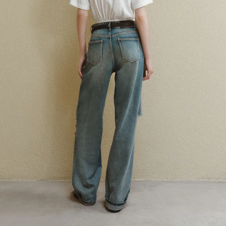 MO&CO Jeans Women's Denim Blue-3