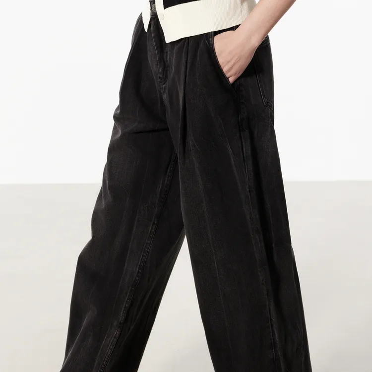 MO&CO Jeans Women's Denim Black-4