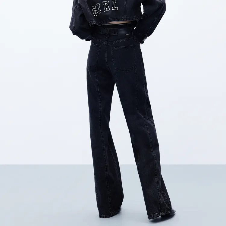 MO&CO Jeans Women's Denim Black-5