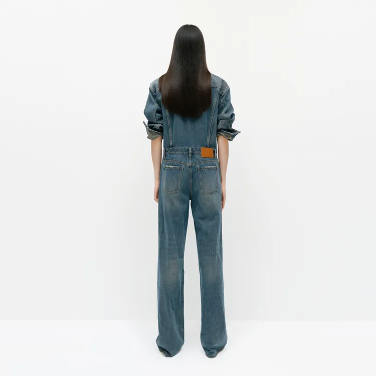 MOCO Jumpsuit Women's Denim Blue-2