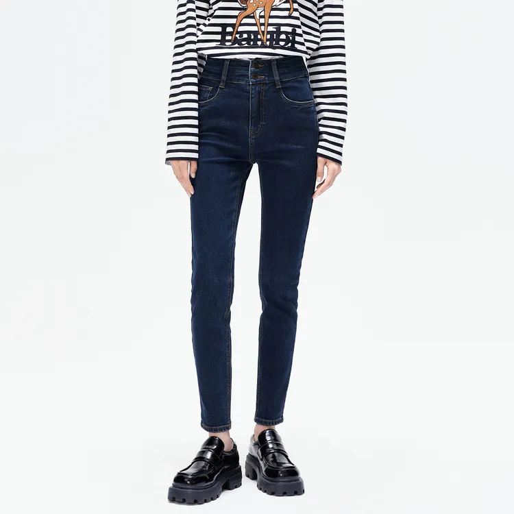 MO&CO Jeans Women's Denim Blue-2