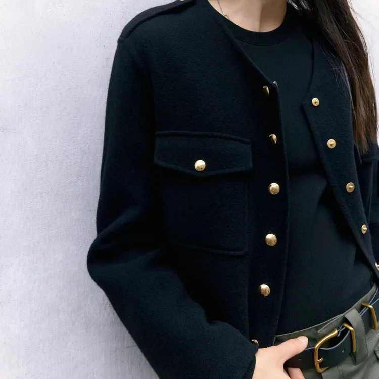 MO&CO Velvet Jackets Women's-3