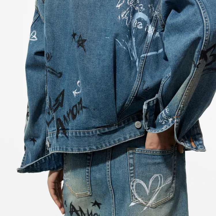 MO&CO Denim Jackets Women's Blue-4