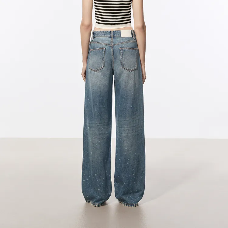 MO&CO Jeans Women's Denim Blue-3