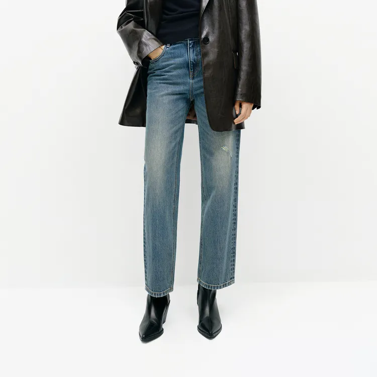MO&CO Jeans Women's Denim Blue-2