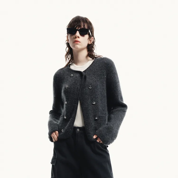 MOCO Sweater Women's Dark Heather Gray-2