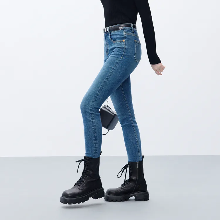 MO&CO Jeans Women's Denim Blue-3