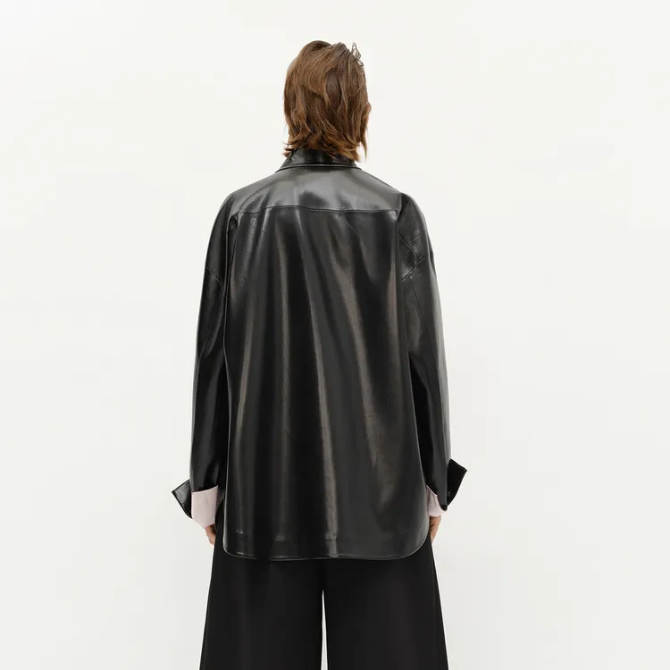 MOCO Leather Jacket Women's Black-2