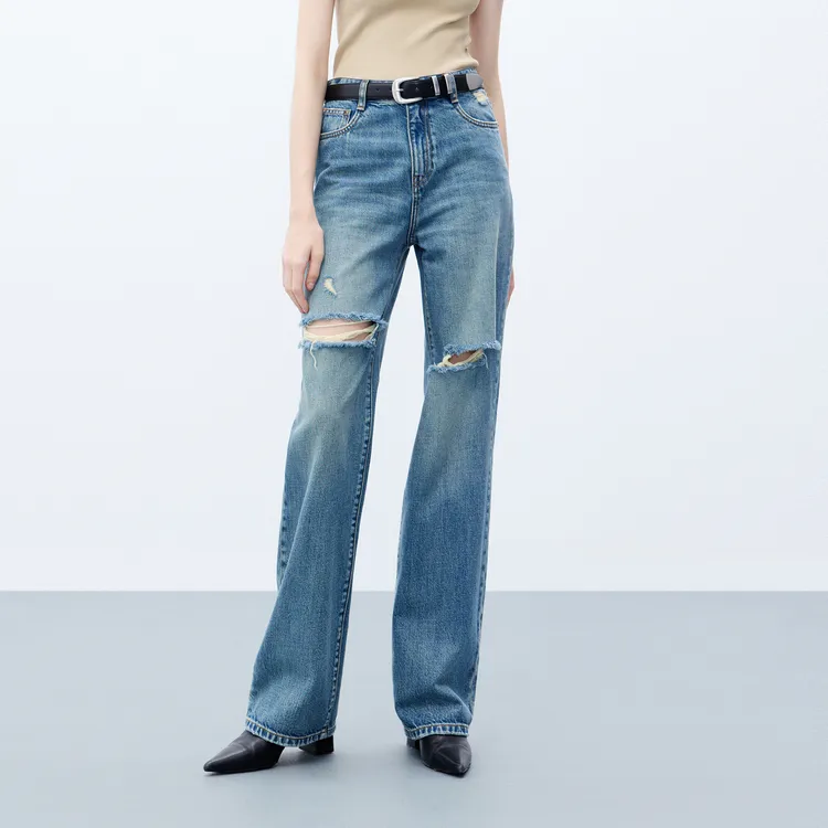 MO&CO Jeans Women's Denim Blue-2
