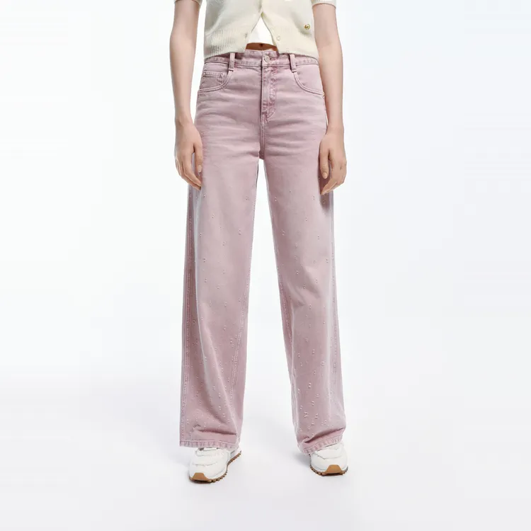MO&CO Jeans Women's Ice Pink-2