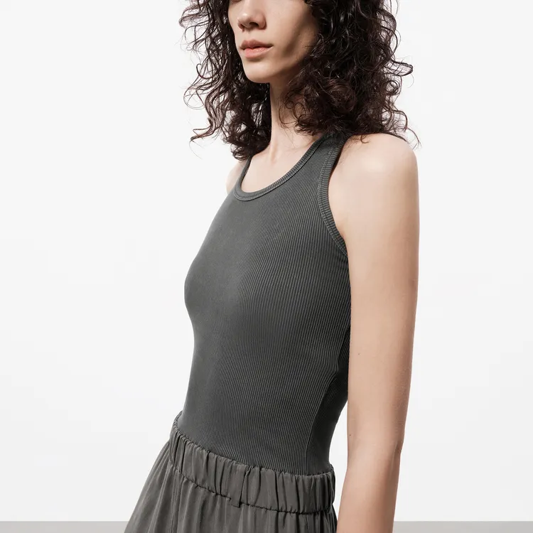 MOCO Sleeveless Dress Women's Smoke Gray-4