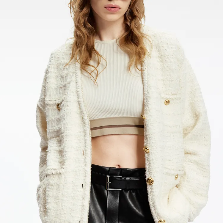 MOCO Jackets & Coats Women's Ecru-3