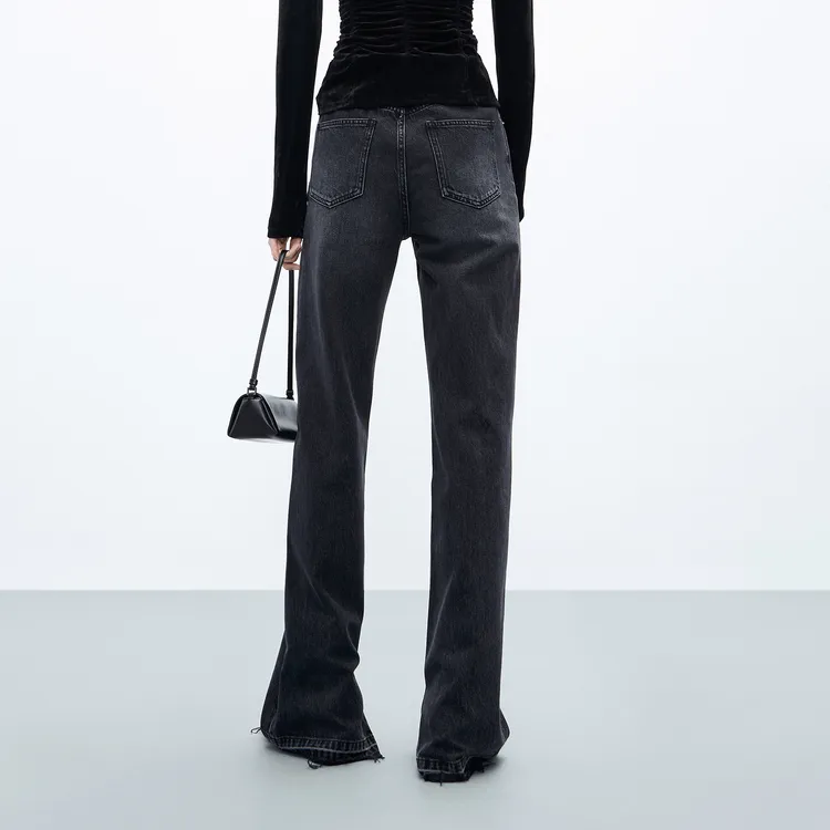 MO&CO Jeans Women's Denim Black-4