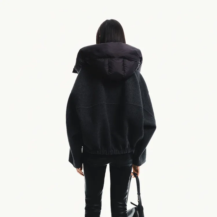 MOCO Jackets & Coats Women's Dark Heather Gray-3