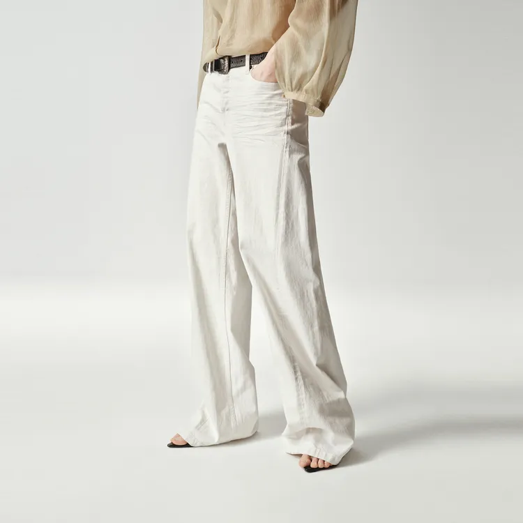 MO&CO Jeans Women's Denim White-3