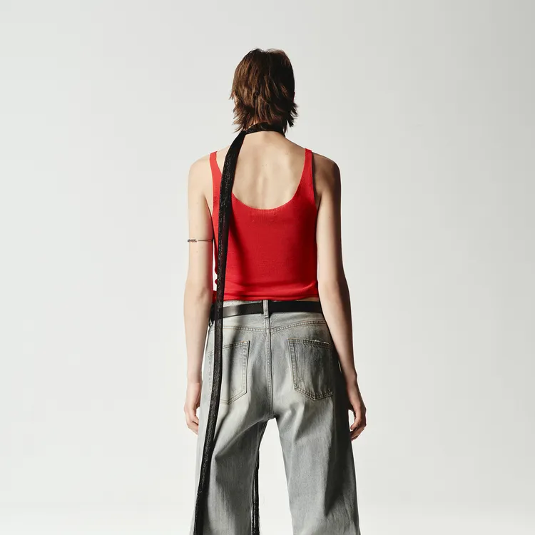 MOCO Tank Top Women's Orange Red-2