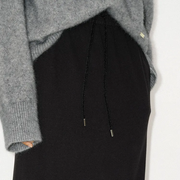 MOCO Casual Long Skirt Women's Black-5