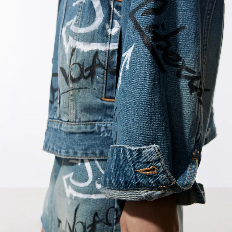 MO&CO Denim Jackets Women's Blue-3