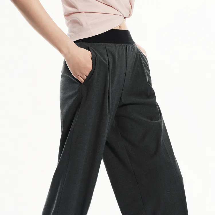MOCO Casual Pants Women's Dark Heather Gray-4