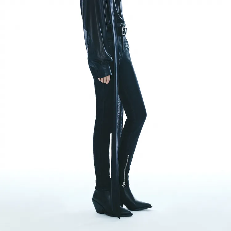 MO&CO Jeans Women's Denim Black-4