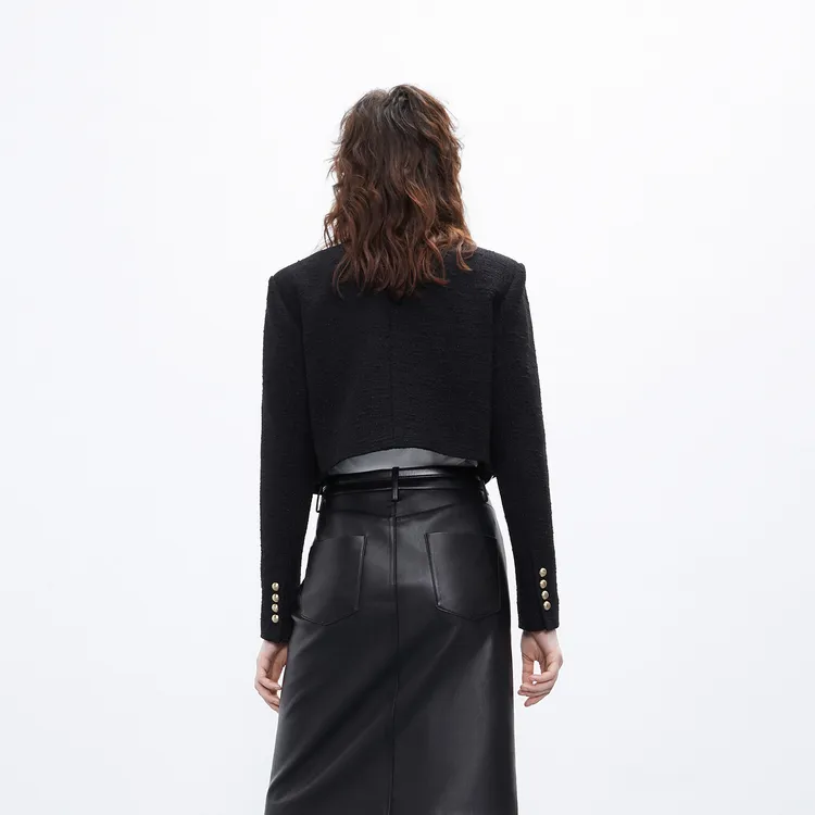 MO&CO Cropped Coats Women's-5