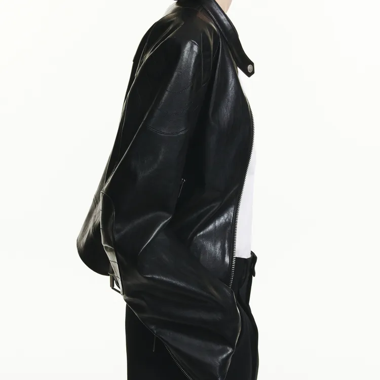 MOCO Leather Jacket Women's Black-4