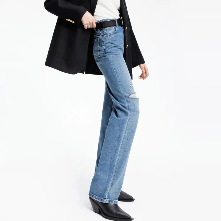 MO&CO Jeans Women's Denim Blue-4