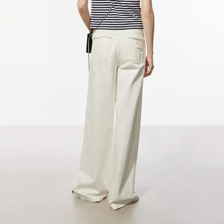 MO&CO Jeans Women's Denim White-3