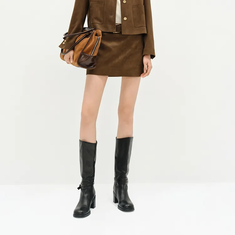 MOCO Casual Short Skirts Women's Toffee-2