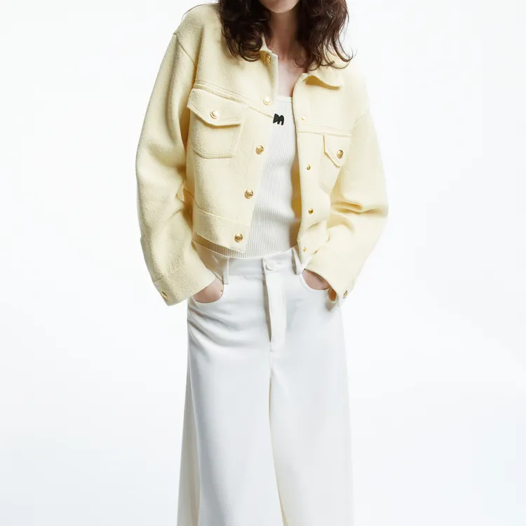 MOCO Jackets Coats Women's Ecru-8