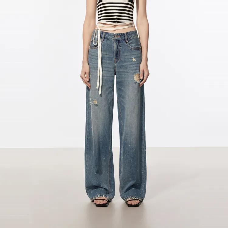 MO&CO Jeans Women's Denim Blue-2