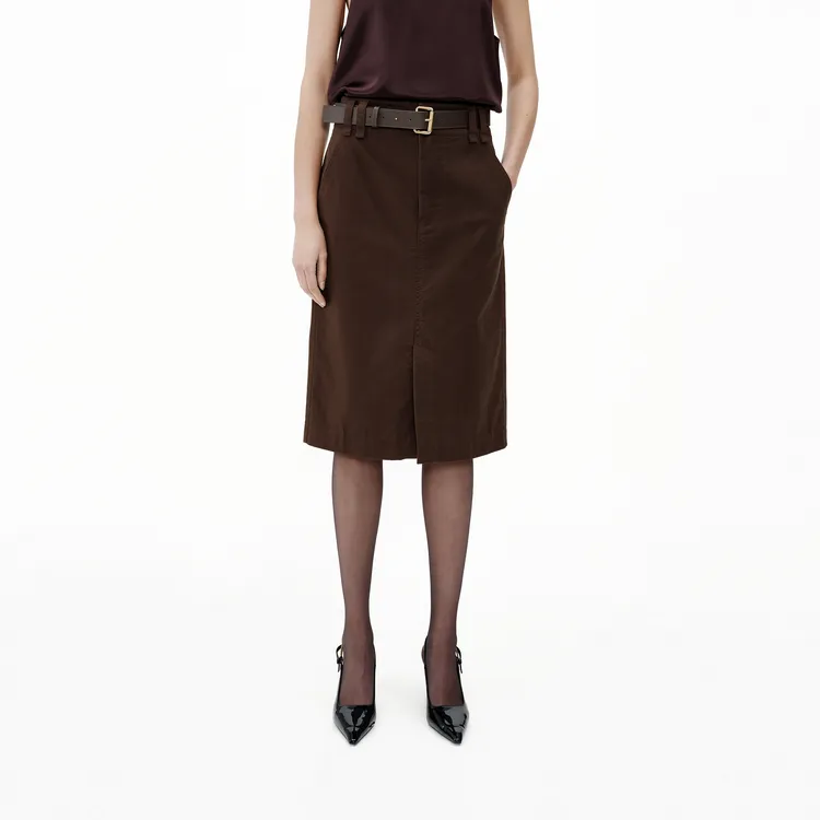 MOCO Casual Long Skirt Women's Brownie-2