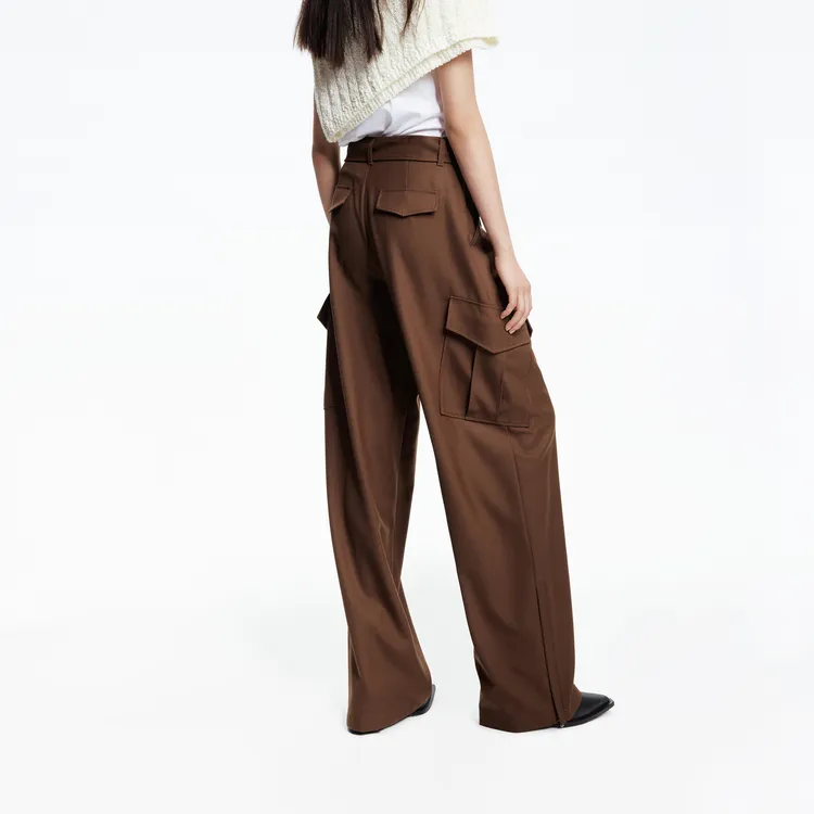 MOCO Cargo Pants Women's Smoke Brown-3