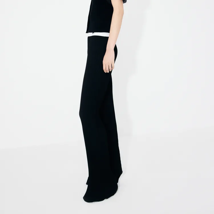 MO&CO Casual Pants Women's Black-4