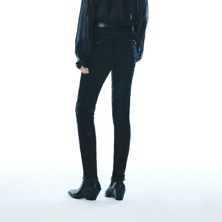 MO&CO Jeans Women's Denim Black-2