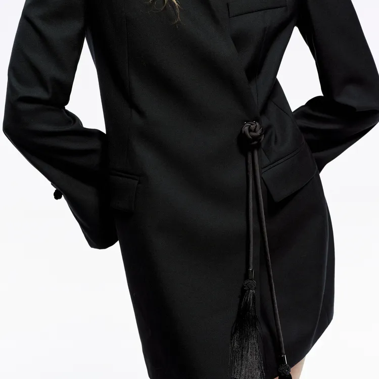 MOCO Long Sleeved Dresses Women's Black-3