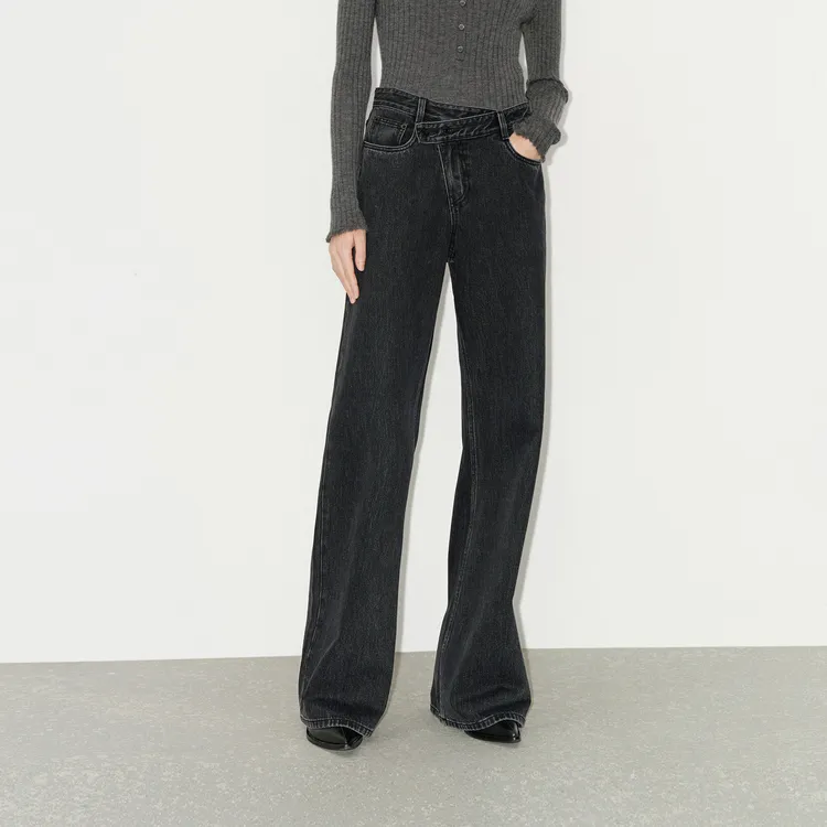 MO&CO Jeans Women's Denim Black-2