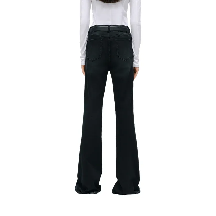 MO&CO Jeans Women's Denim Black-1
