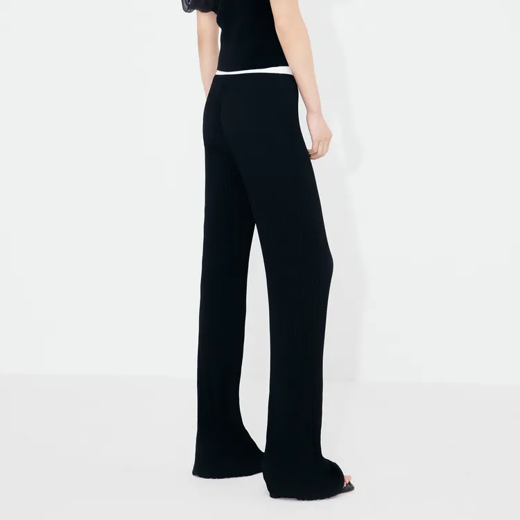 MO&CO Casual Pants Women's Black-3
