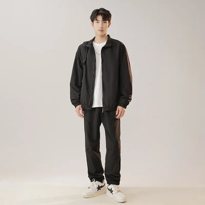 GOOSELIAR Coat, Shorts, Pants Three Piece Set Unisex-81