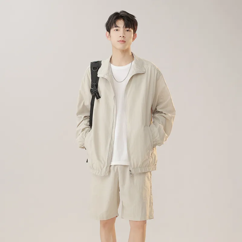 GOOSELIAR Coat, Shorts, Pants Three Piece Set Unisex-19